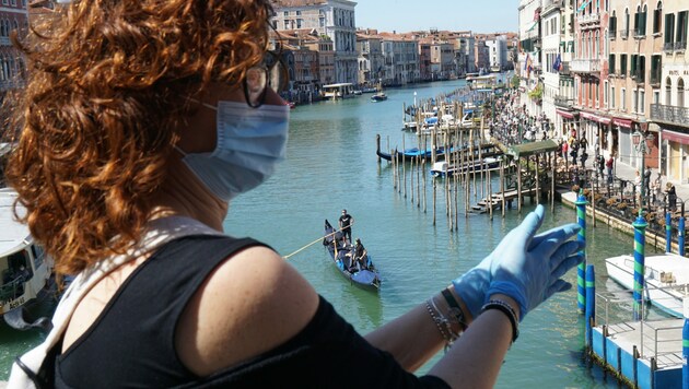 Die Lagunenstadt Venedig ist stark vom Tourismus abhängig. (Bild: AFP)