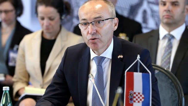 Der kroatische Verteidigungsminister Damir Krsticevic (Bild: AFP)