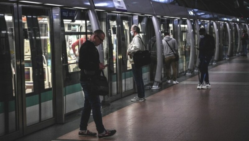 Blick in die Pariser Metro (Bild: AFP)