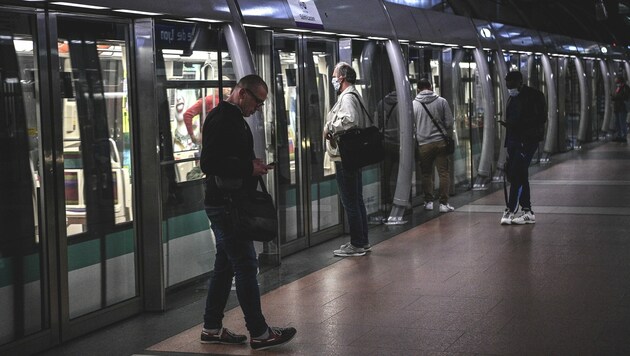 Blick in die Pariser Metro (Bild: AFP)