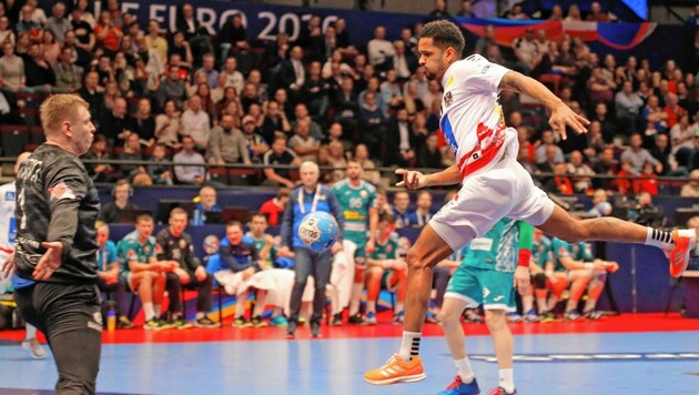Handball-Teamspieler Raul Santos (Bild: KRONENZEITUNG FOTO GERHARD GRADWOHL)