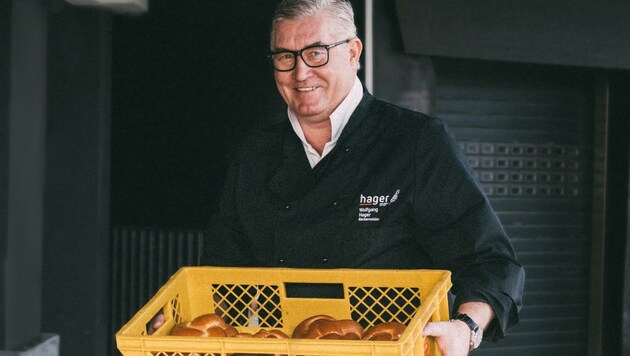 Bäckermeister Wolfgang Hager hat ein Herz für Vereine. (Bild: Hager)