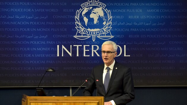 Interpol-Generalsekretär Jürgen Stock (Bild: AFP)