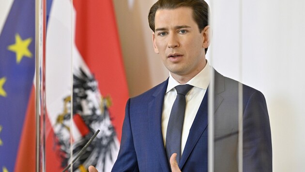 Bundeskanzler Sebastian Kurz (ÖVP) (Bild: APA/HANS PUNZ)