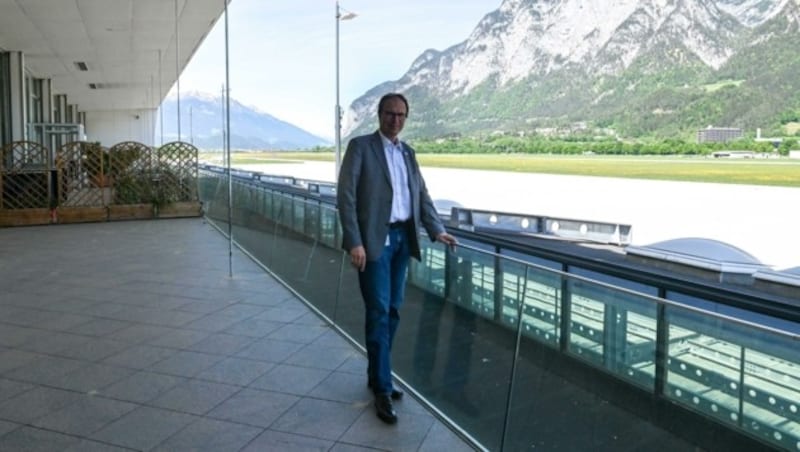 Flughafen-Geschäftsführer Marco Pernetta. (Bild: LIEBL Daniel | zeitungsfoto.at)