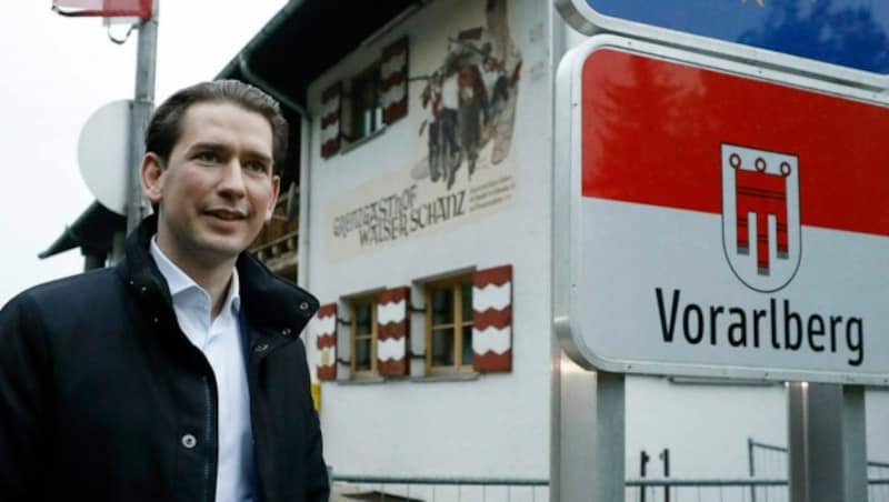 Arbeitsbesuch von Bundeskanzler Sebastian Kurz im Kleinwalsertal mit großer Signalwirkung (Bild: DRAGAN TATIC)