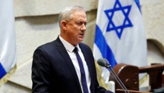 Der israelische Minister Benny Gantz droht mit einer Offensive auf Rafah um den 10. März. (Bild: APA/AFP/KNESSET SPOKESPERSON OFFICE/Adina Valman)