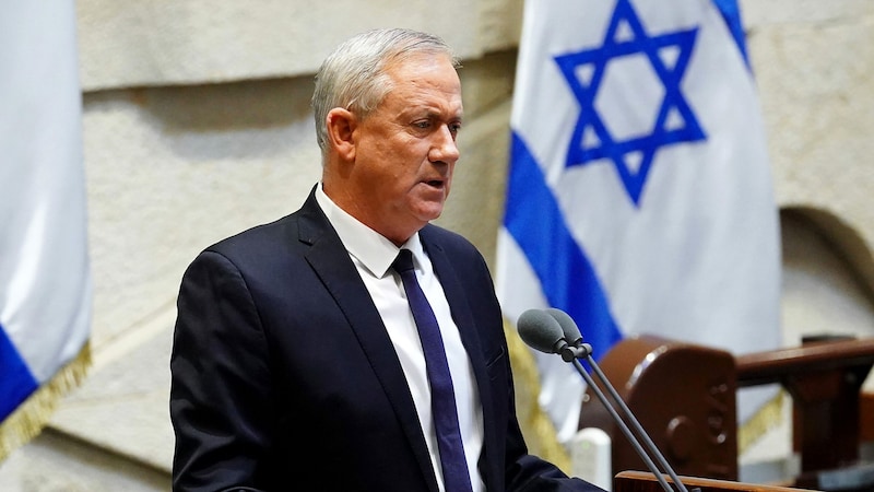 Benny Gantz izraeli miniszter (Bild: APA/AFP/KNESSET SPOKESPERSON OFFICE/Adina Valman)