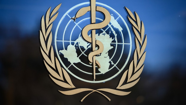 Das Logo der Weltgesundheitsorganisation (WHO) (Bild: AFP)