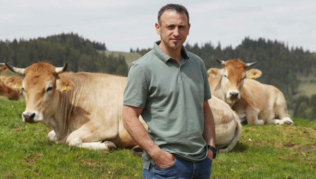 Landwirt Hannes Willingshofer will mit seiner Aktion aufrütteln und für Rechtssicherheit kämpfen. (Bild: Jürgen Radspieler)