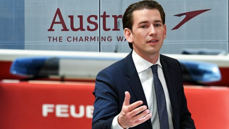 Laut Bundeskanzler Sebastian Kurz handelt es sich nur noch um Tage, bis eine Einigung mit der AUA steht. (Bild: APA/ROBERT JAEGER, APA/HELMUT FOHRINGER)