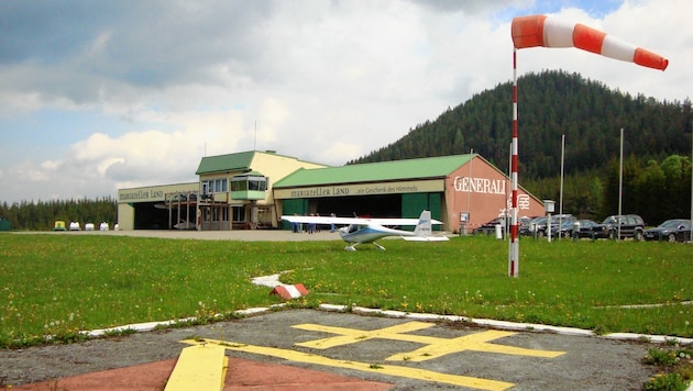 Der Flugplatz Mariazell (Bild: Peter Bernthaler)
