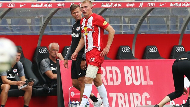 Rasmus Kristensen verletzte sich im Test gegen Wattens (Bild: GEPA)
