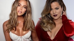 Vorher-nachher-Vergleich: Khloe Kardashian hat sich zuletzt immer mehr verändert. (Bild: APA /Frazer Harrison / GETTY IMAGE, instagram.com/khloekardashian, krone.at-Grafik)