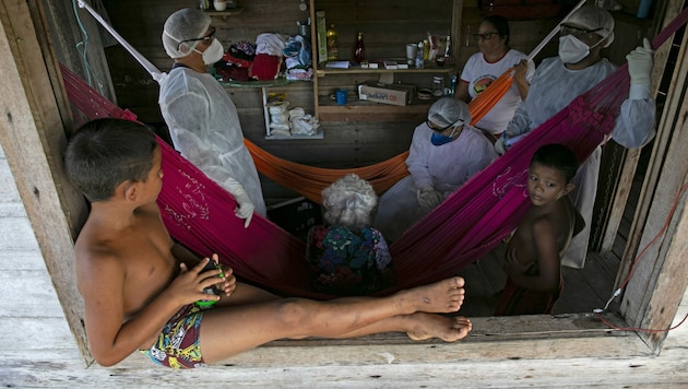 Die Zahl der Coronavirus-Toten in Lateinamerika und der Karibik liegt bereits über 40.000. (Bild: AFP)