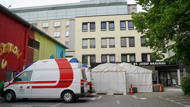 Das Krankenhaus Braunau (Bild: Pressefoto Scharinger © Daniel Scharinger)