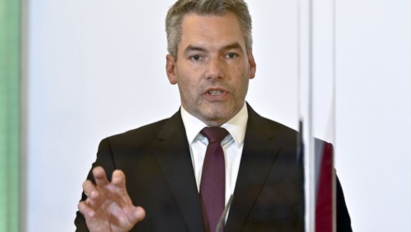 Innenminister Karl Nehammer (ÖVP) (Bild: APA/Herbert Neubauer)