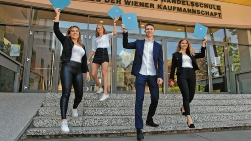 Maturanten der Vienna Business School (Bild: Harald Klemm)