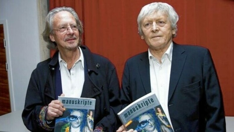 Peter Handke und Alfred Kolleritsch (Bild: Manuskripte)