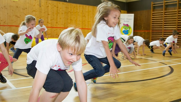 Kinder haben an der Bewegung Spaß - man muss ihnen allerdings auch die Chance dazu geben (Bild: APA/ERWIN SCHERIAU)
