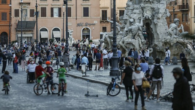 Piazza Navona in Rom (Bild: AP)