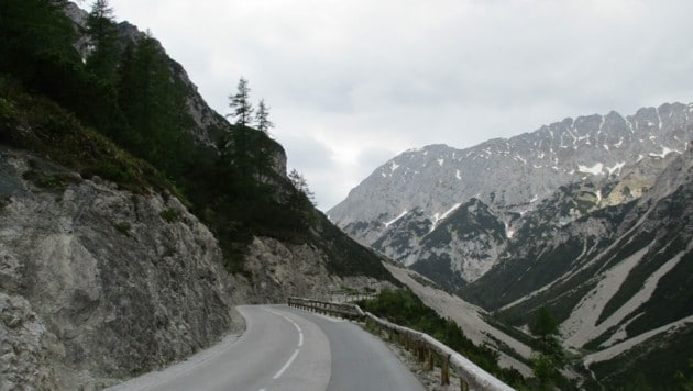 Der Gebirgspass über das Hahntennjoch (Archivbild) (Bild: Land Tirol)