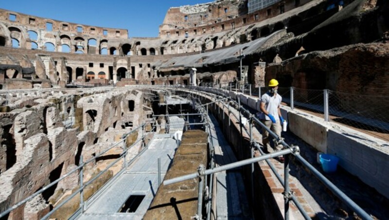 Im Vorjahr besuchten 7,5 Millionen Menschen das Kolosseum in Rom. (Bild: AP)