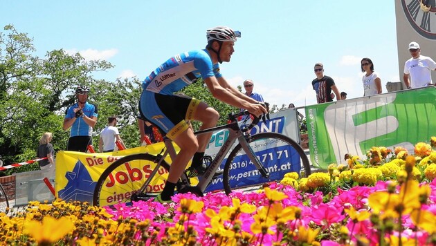 Könnte bei der neuen Zeitfahren-Serie des Radsportverbandes ab Juli auch mitfahren: Der Grazer Radprofi Stephan Rabitsch. (Bild: sepp pail)