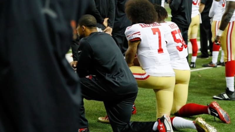 Colin Kaepernick mit der Nummer 7. (Bild: AFP/Gety/Kevin. C. Cox)