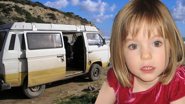 Maddie ist und bleibt vermisst. (Bild: Handout / METROPOLITAN POLICE / AFP, AP Photo/File, krone.at-Grafik)