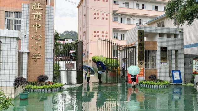 In dieser Schule richtete der Angreifer das Blutbad an. (Bild: AFP )