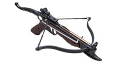 Im deutschen Wiesbaden hat ein Mann zur Armbrust gegriffen, als Jugendliche seinen Garten ...