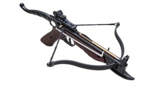 Im deutschen Wiesbaden hat ein Mann zur Armbrust gegriffen, als Jugendliche seinen Garten ...