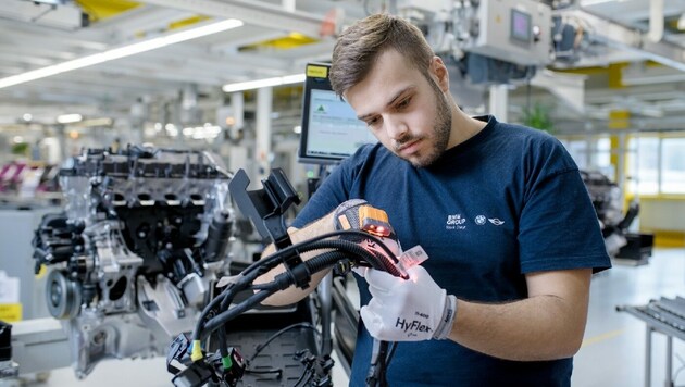 Für fast alle der Mitarbeiter im Werk in Steyr war Kurzarbeit beantragt worden. (Bild: BMW Group)