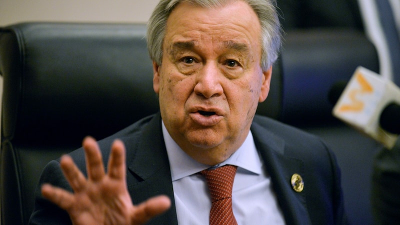 António Guterres ENSZ-főtitkár (Bild: AFP)