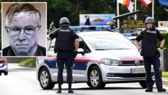 Doppelmörder Ernst B. (kl. Foto) dürfte schon länger Mordgedanken gehabt haben. (Bild: ilgazzettino.it/Polizei Italien, Hermann Sobe, krone.at-Grafik)