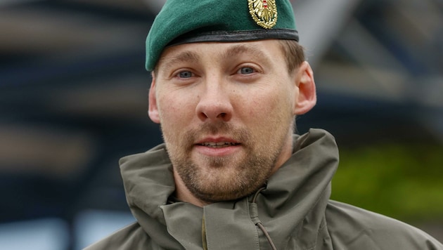 Milizkommandant Dominic Maier (Bild: Tschepp Markus)