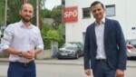 Salzburgs SPÖ-Chef David Egger (li.) und der neue Geschäftsführer Gerald Forcher (Bild: Max Grill)