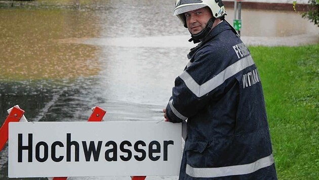 Am Wochenende kann es in Salzburg zu Überflutungen kommen. (Bild: Sepp Pail)