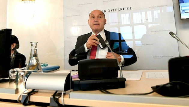 Der Vorsitzende des Ibiza-Untersuchungsausschusses, Wolfgang Sobotka (ÖVP) (Bild: APA/Helmut Fohringer)