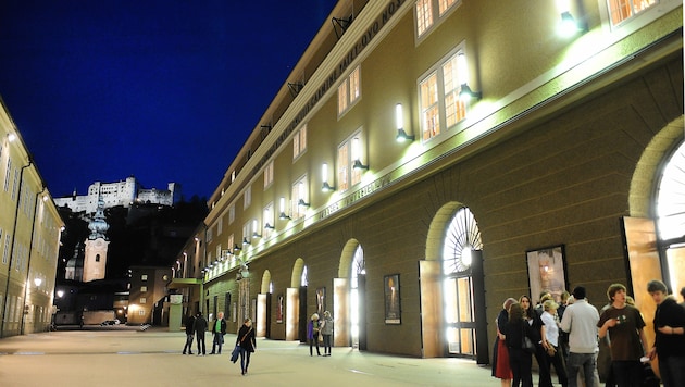 Das große Festspielhaus: Hier luden die Wiener Philharmoniker zum eigenen Festspiel-Auftakt. (Bild: APA/BARBARA GINDL)