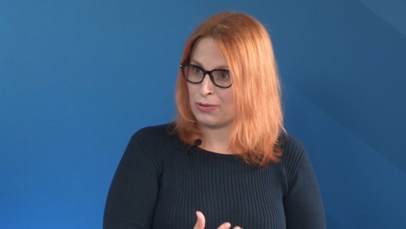 Natascha Strobl, Politikwissenschaftlerin und Expertin für Rechtsextremismus (Bild: krone.tv)