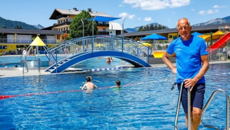 Bademeister Toni Windhofer im Erlebnisbad Abtenau (Bild: Gerhard Schiel)