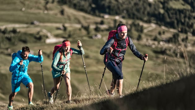 Speed Hiking heißt die neue Trendsportart - die Ferienregion Imst schreitet voran. (Bild: imst tourismus)