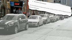 Wie kann man sich die Wiener City autofrei vorstellen ...? (Bild: "Krone", Zwefo, krone.at-Grafik)