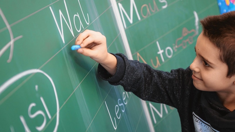 Nach einem Jahr Deutschunterricht haben sich etwa 80 Prozent der Kinder deutlich verbessert. (Bild: Österreichisches Rotes Kreuz)