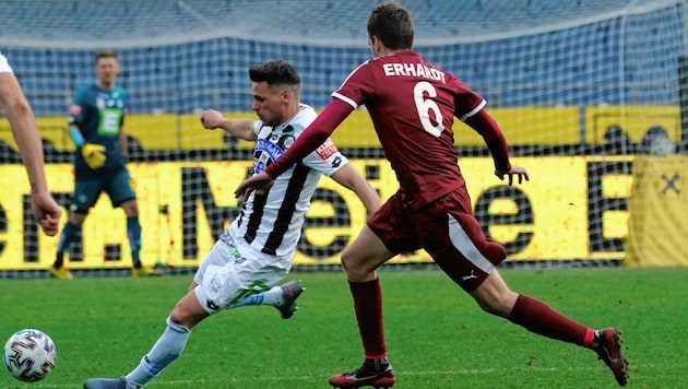 Christoph Leitgeb geigte im Derby groß auf. (Bild: Sepp Pail)