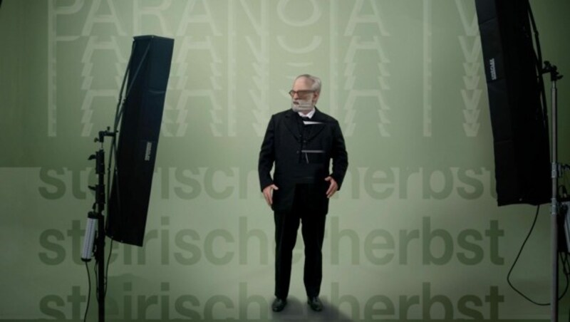 Sigmund-Freud-Avatar als Online-Teaser für „Paranoia TV“ (Bild: steirischer herbst)