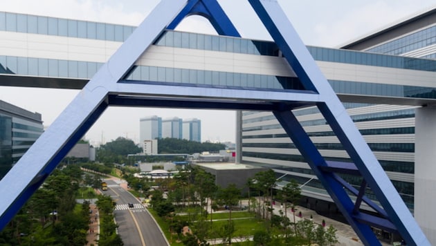 Eine Samsung-Chipfabrik in Südkorea (Symbolbild)