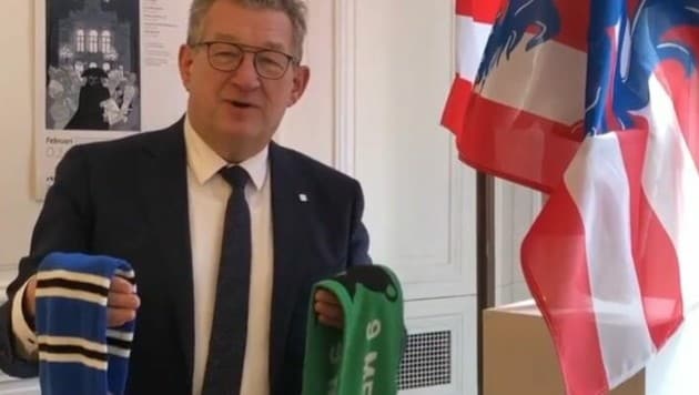 Dirk De fauw, Bürgermeister von Brügge, in einem Instagram-Video (Bild: Instagram.com/dirkdefauw)